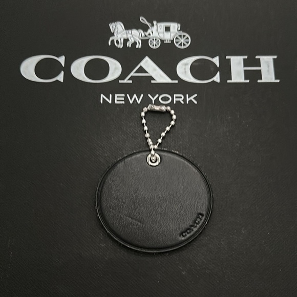 Coach X NASA Space ASTRONAUT Black Multi Leather Bag Charm Rare Star Glitter - Picture 6 of 9